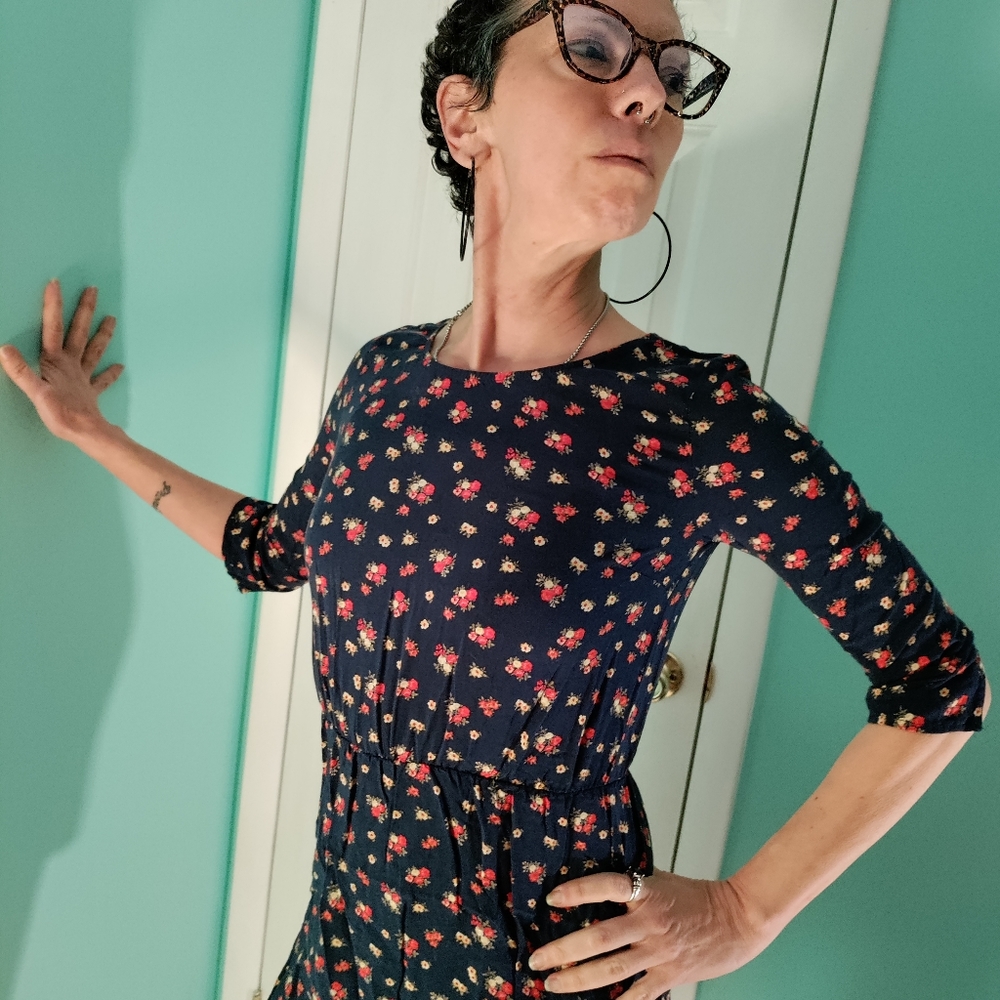 3/30 Blue Floral H&M Dress